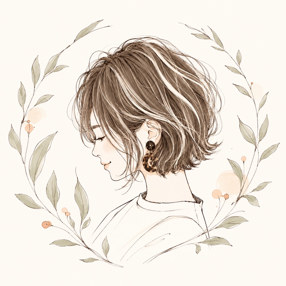 蒼海ひよりのプロフィールイラスト